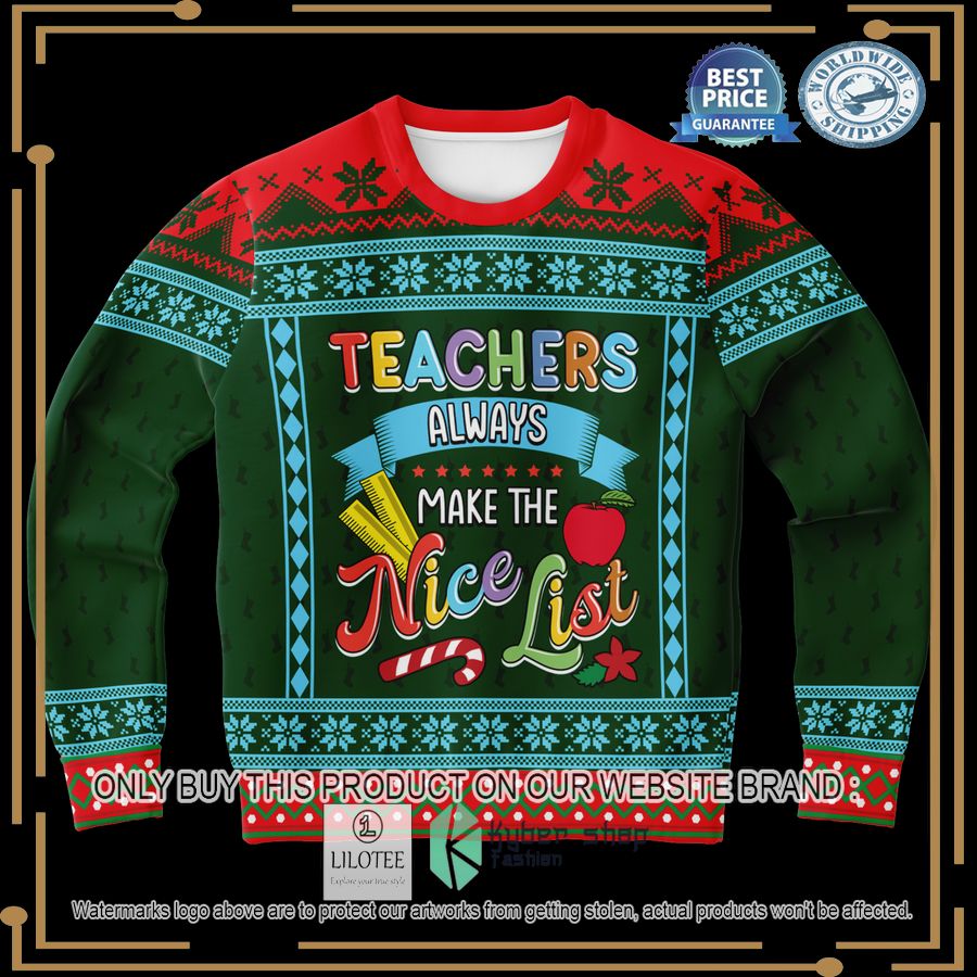 the nice list christmas sweater 1 80637