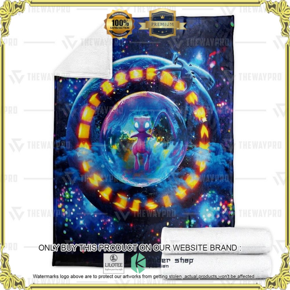 The Return Of Ancient Mew Pokemon Soft Blanket - LIMITED EDITION 3 The Return Of Ancient Mew Pokemon Soft Blanket - LIMITED EDITION - Image 3