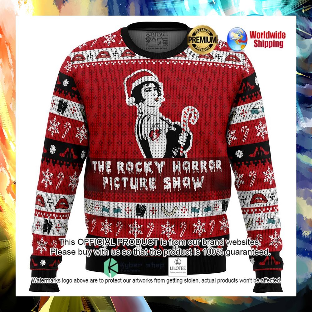 the rocky horror picture show movie christmas sweater 1 945