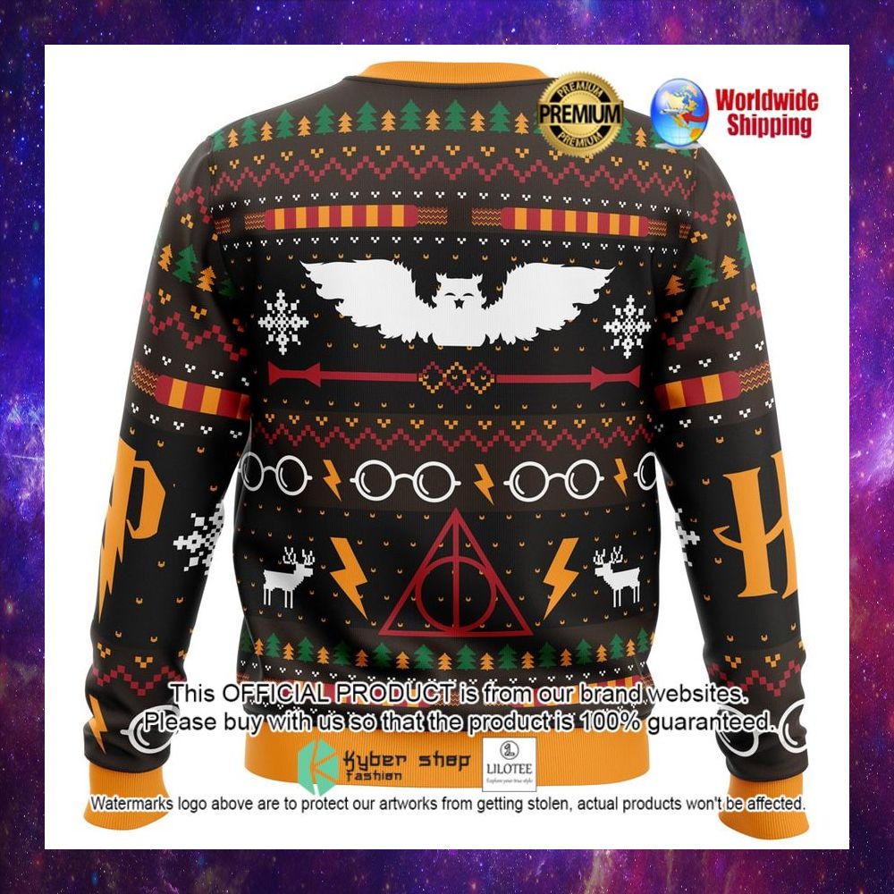 the sweater that lived harry potter christmas sweater 1 707