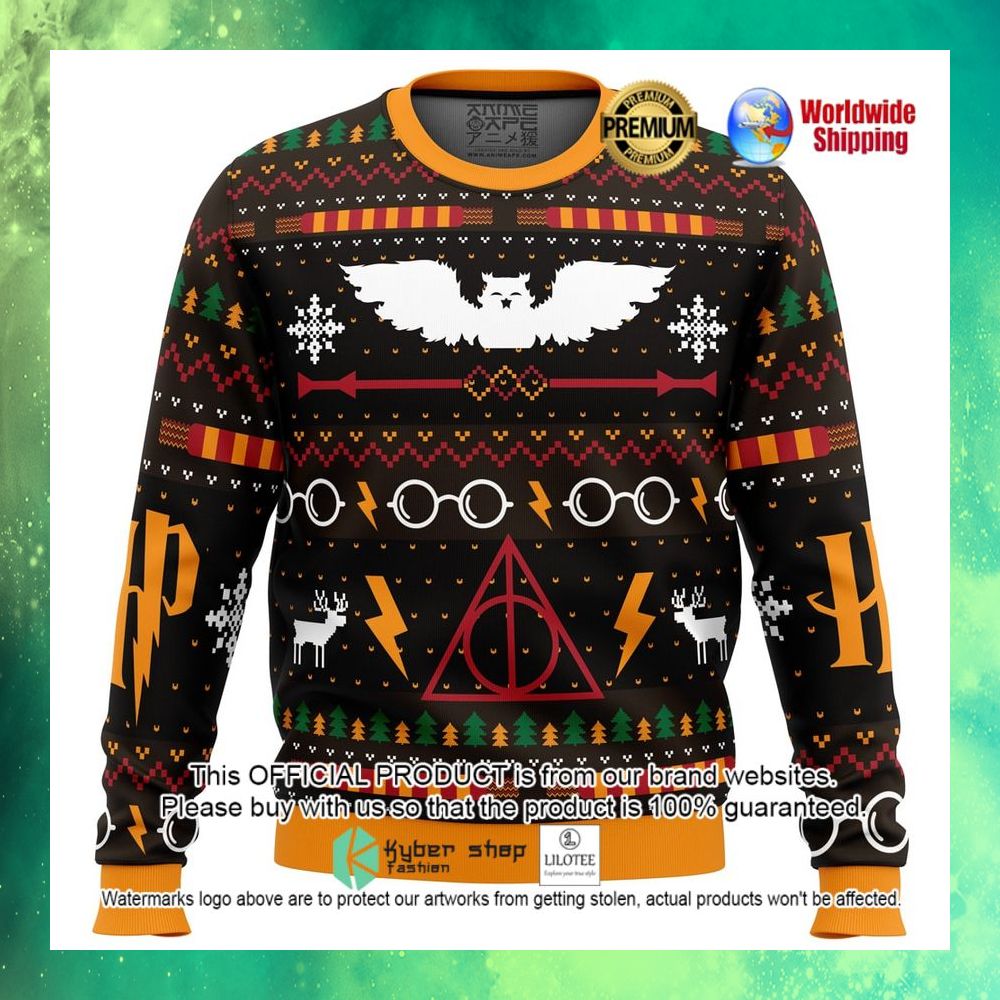 the sweater that lived harry potter christmas sweater 1 87