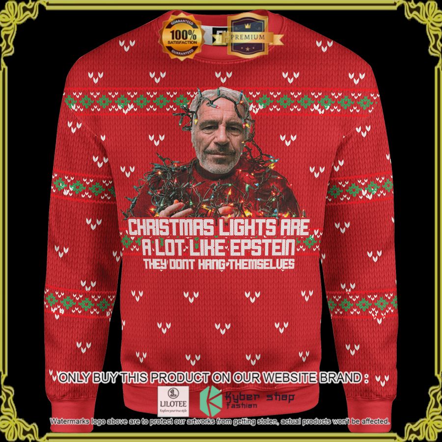 they aint gonna hang themselves christmas sweater 1 23736