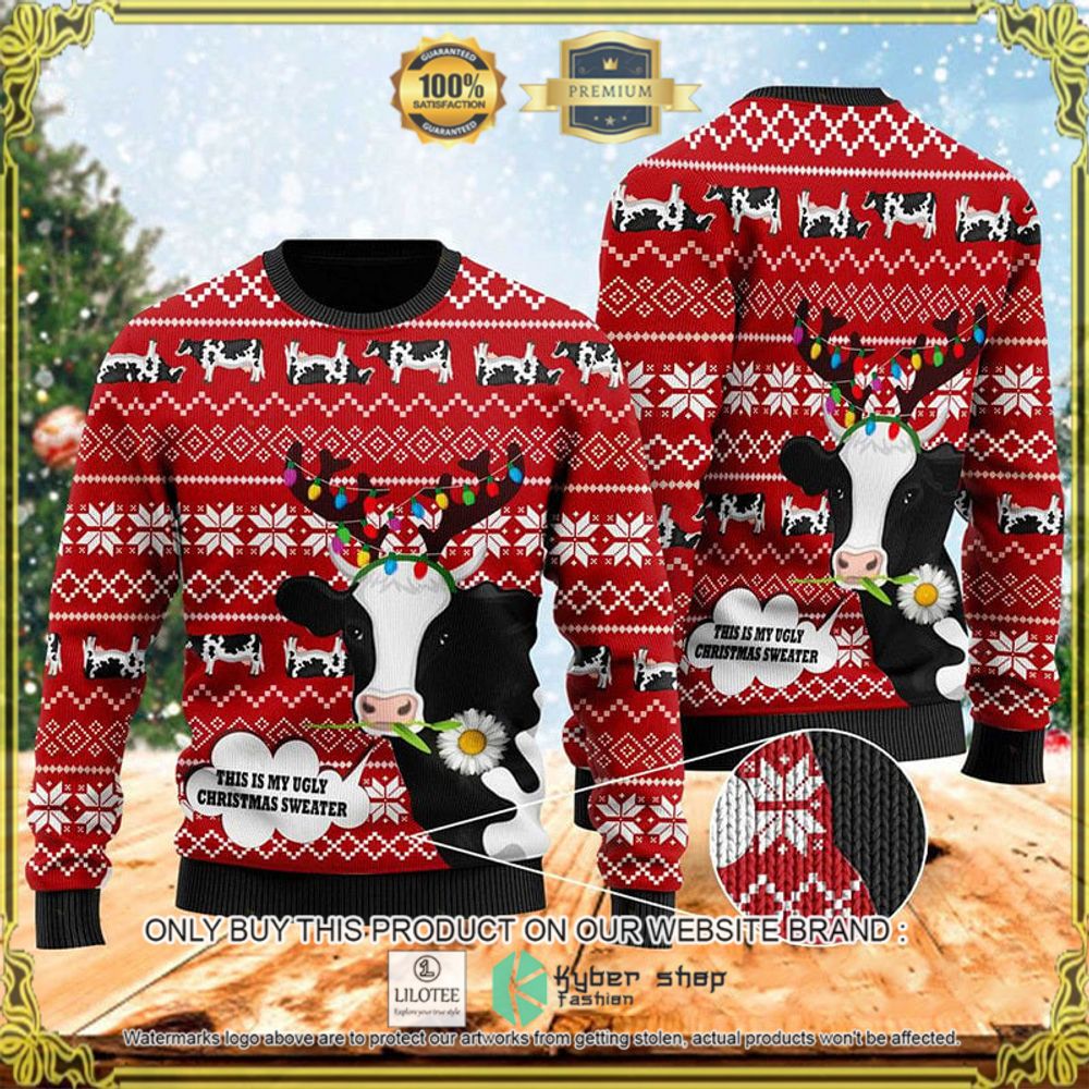 this is my cow red christmas sweater 1 48024
