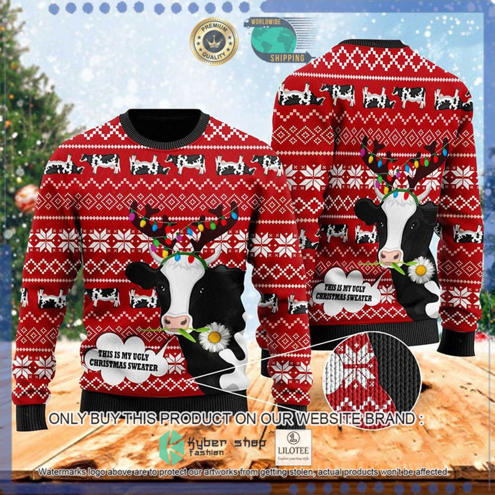 this is my cow red christmas sweater 1 73974