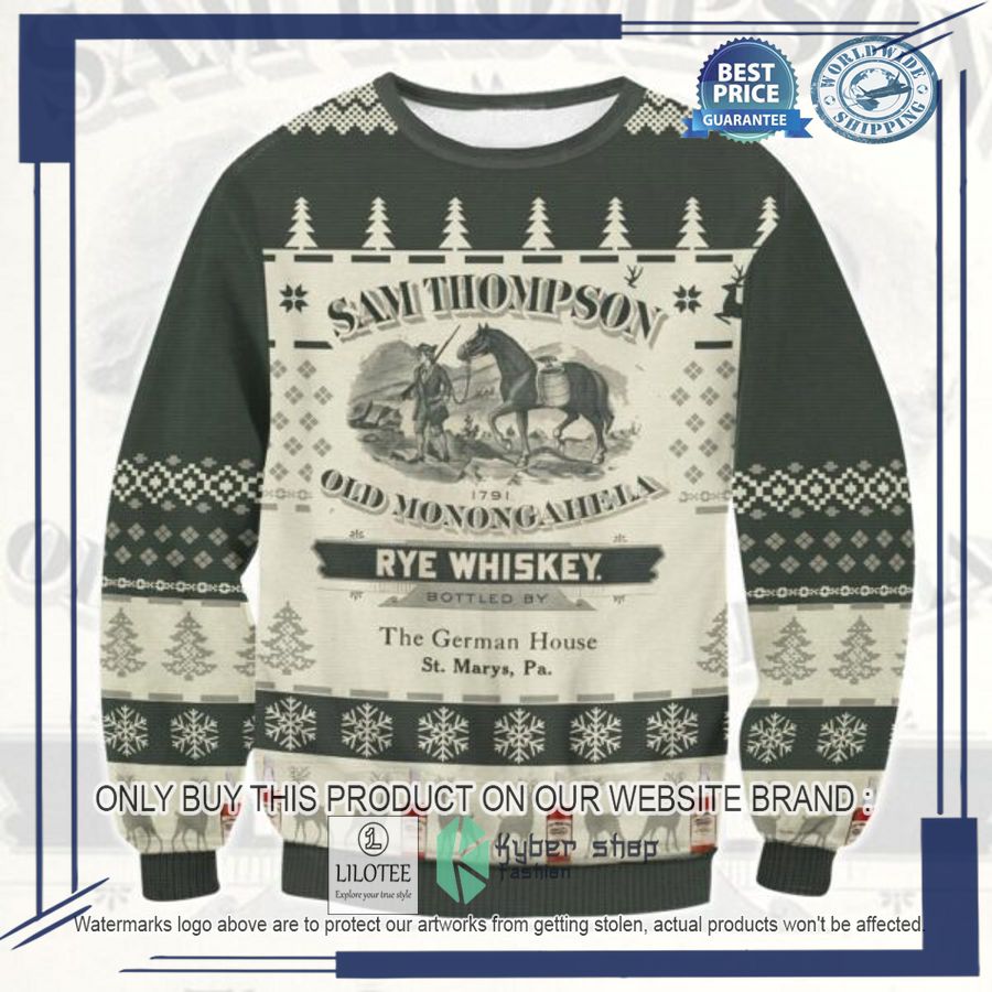 thompson rye whiskey christmas sweater 1 26160