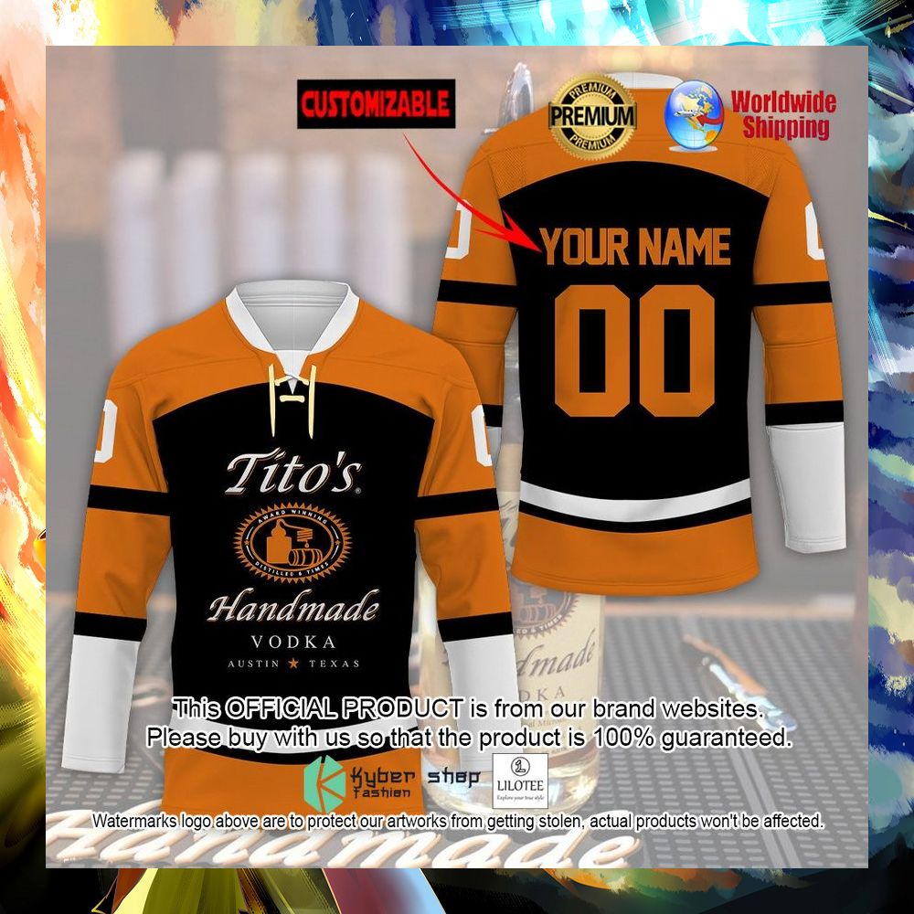 titos handmade vodka personalized hockey jersey 1 312