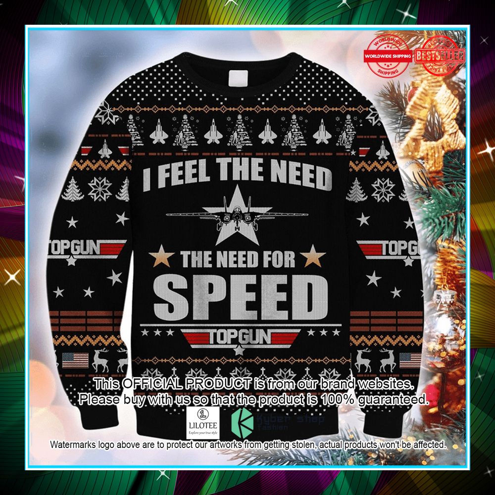 top gun i feel the need the need for speed ugly sweater 1 411