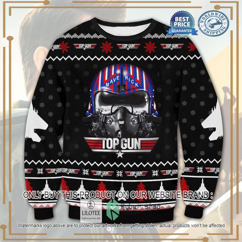 top gun maverick ugly christmas sweater 1 39615