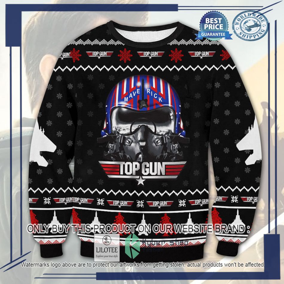 top gun maverick ugly christmas sweater 1 73372