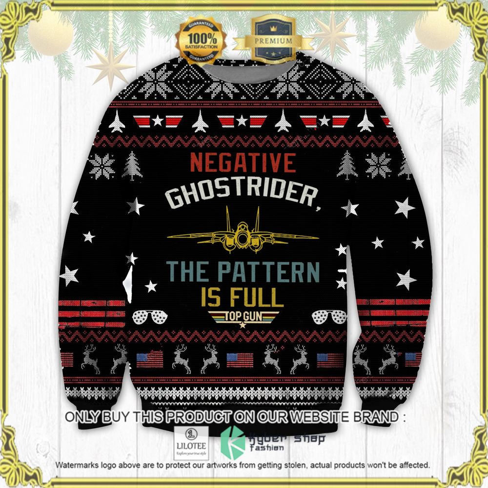 top gun negative ghost rider ugly sweater 1 55125