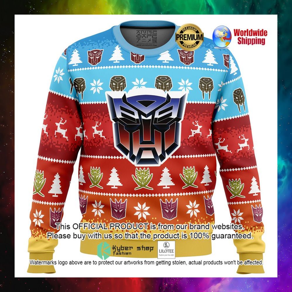 transformers christmas sweater 1 850
