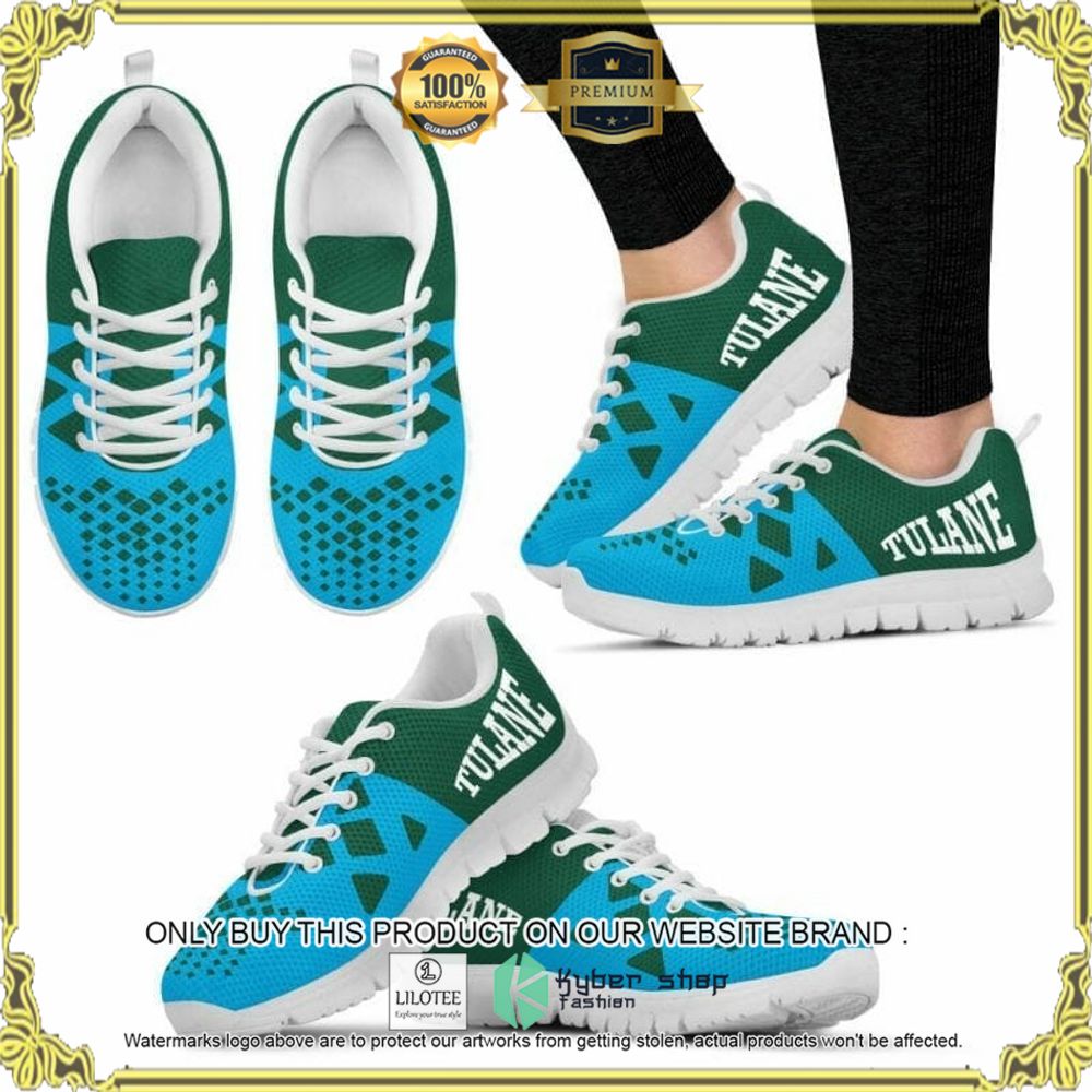 Tulane Green Wave NCAA Running Sneaker - LIMITED EDITION 3