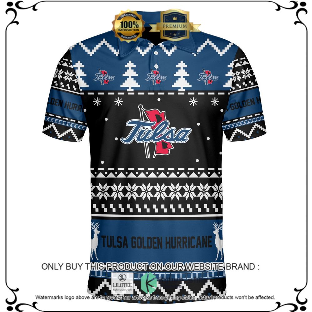 tulsa golden hurricane personalized sweater polo 1 6353