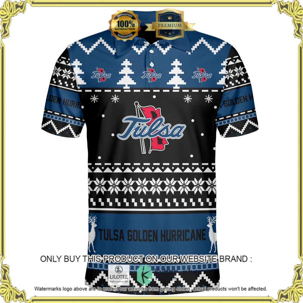 tulsa golden hurricane personalized sweater polo 1 64432