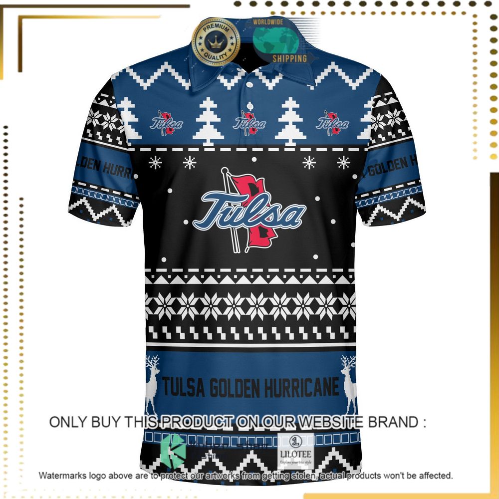 tulsa golden hurricane personalized sweater polo 1 73071