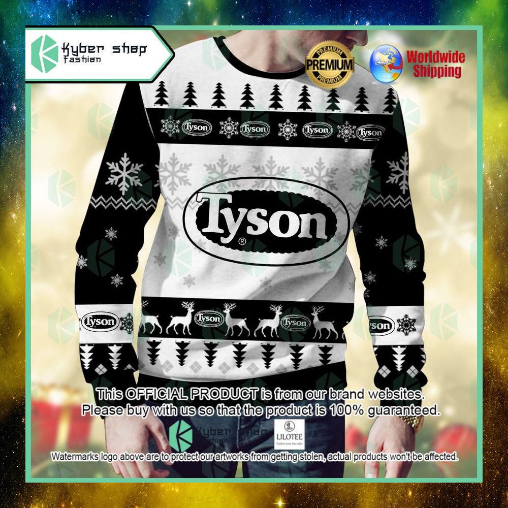 tyson custom name christmas sweater 1 873