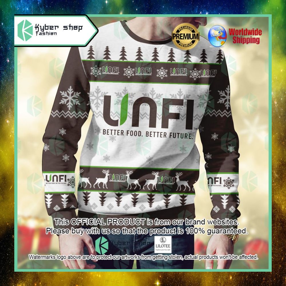 unfi better food better future custom name christmas sweater 1 669