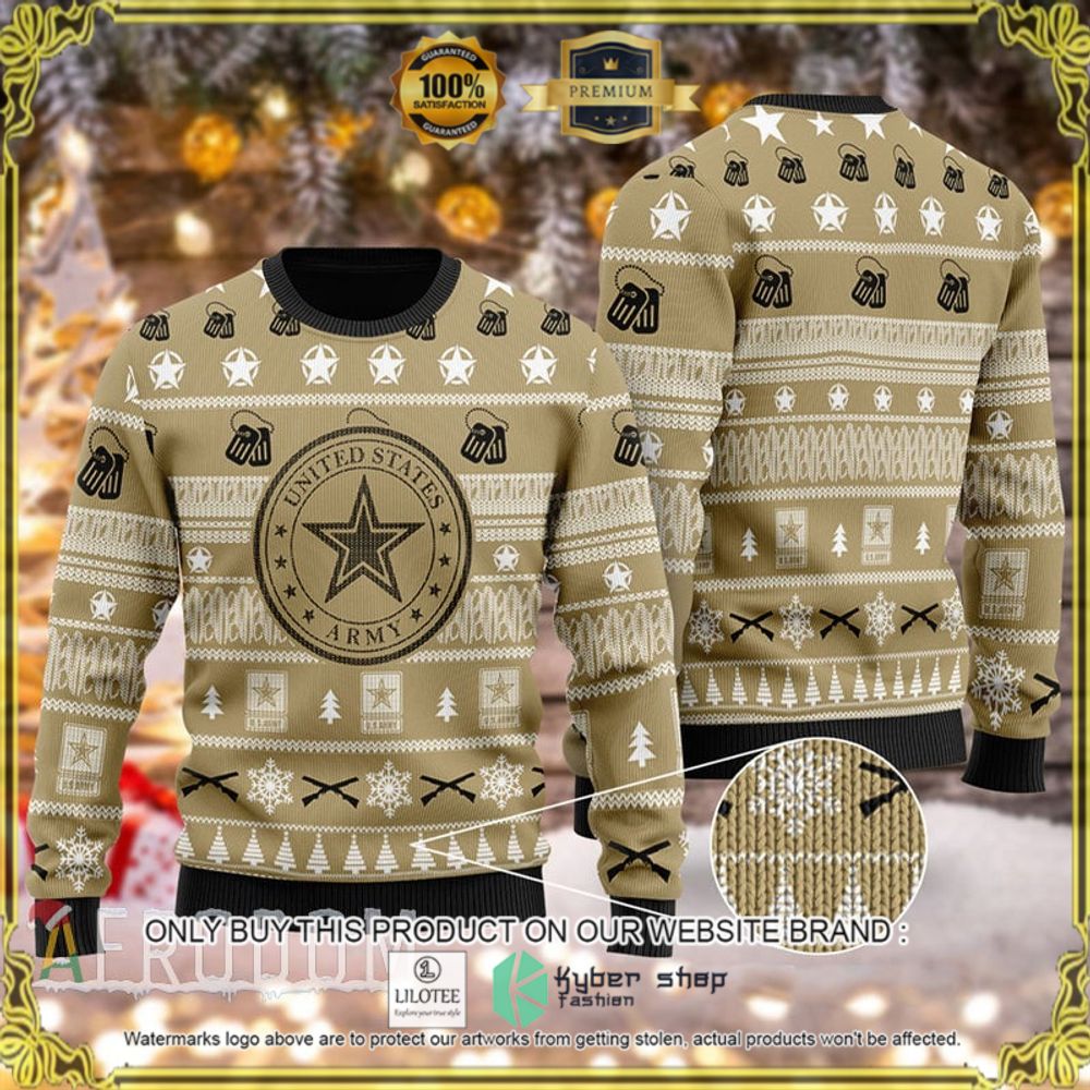 united states army pattern christmas sweater 1 49497
