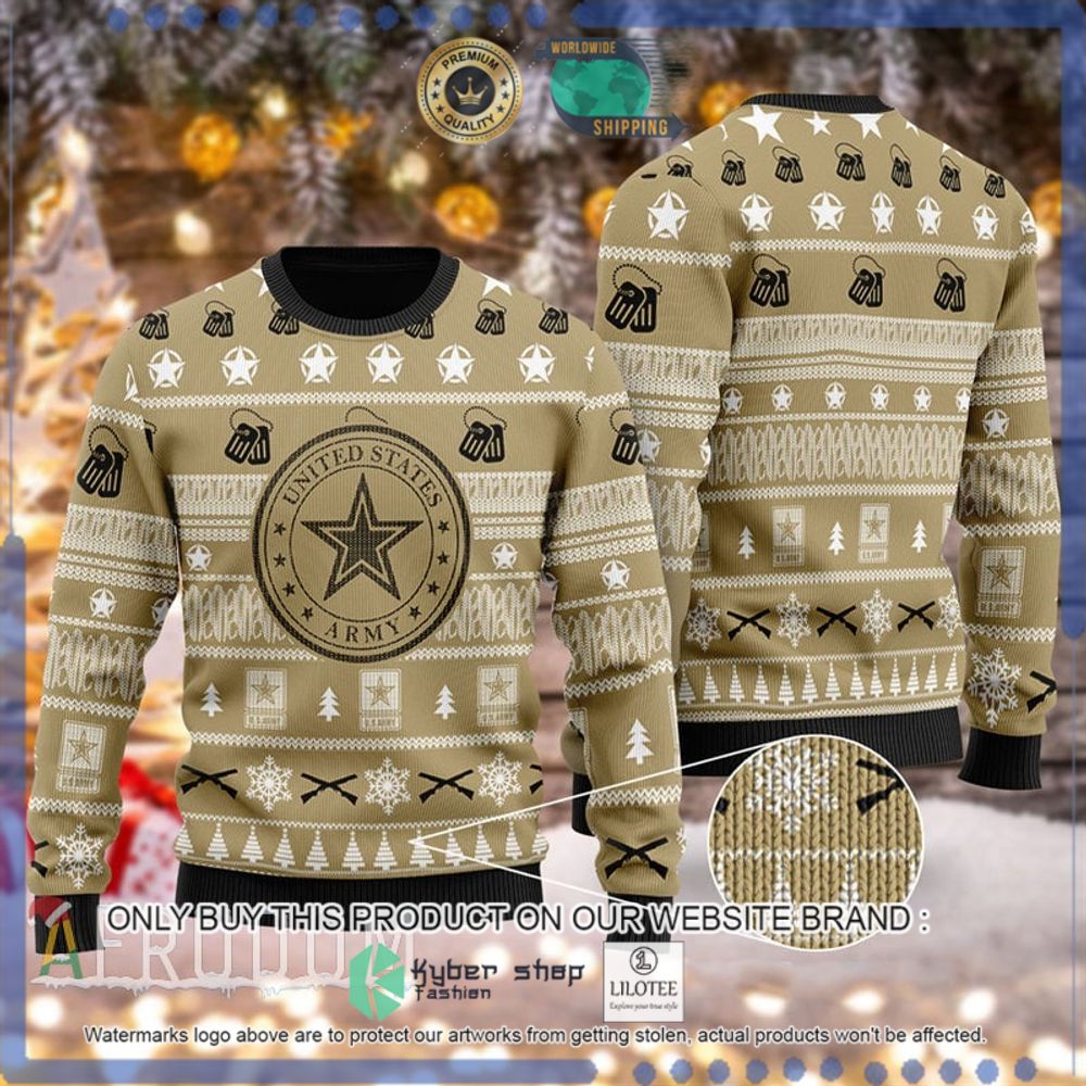 united states army pattern christmas sweater 1 74747