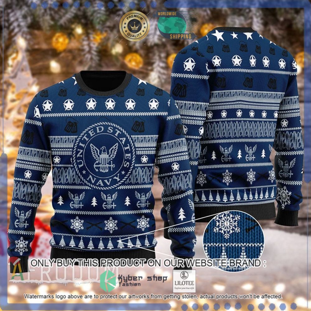 united states navy christmas sweater 1 43740