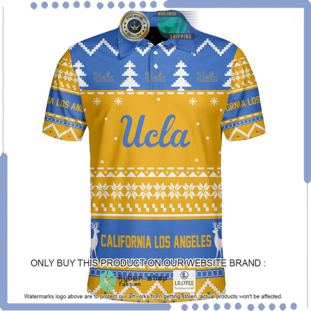 university of california los angeles personalized sweater polo 1 10055