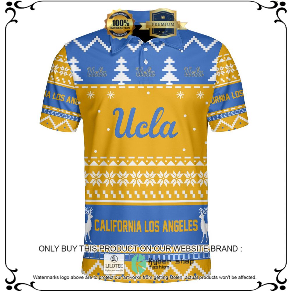 university of california los angeles personalized sweater polo 1 73235