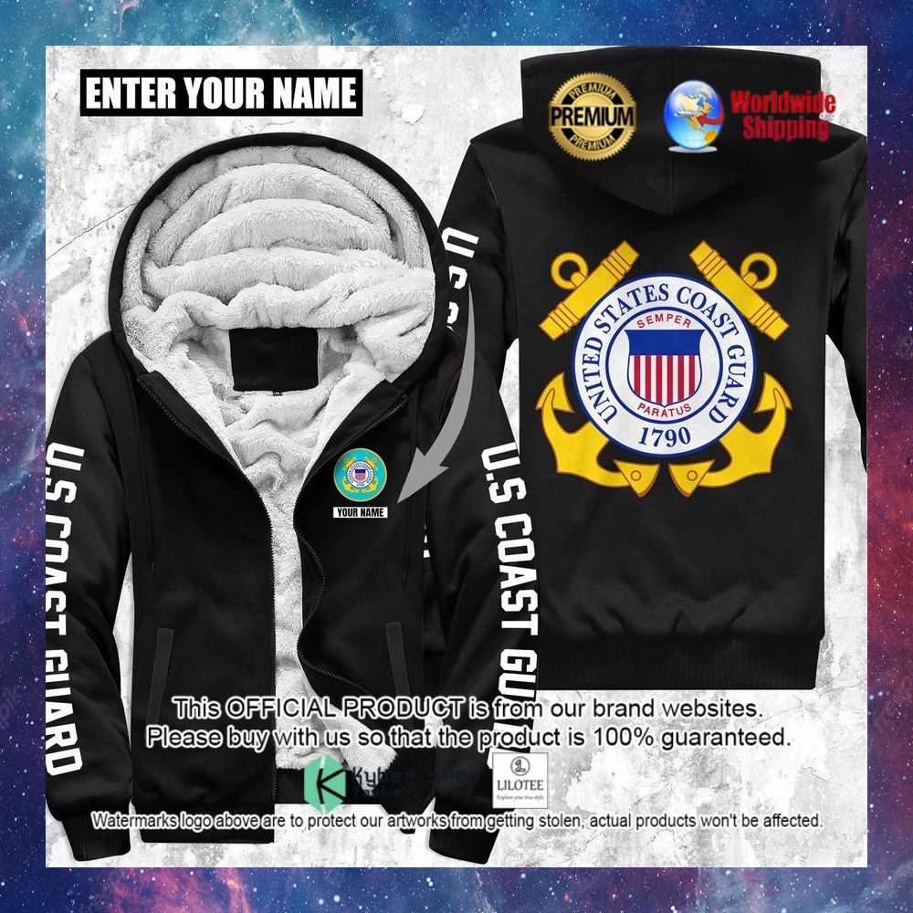 us coast guard 1790 custom name 3d fleece hoodie 1 131