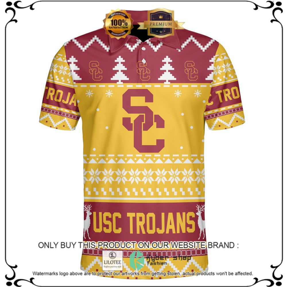 usc trojans personalized sweater polo 1 10105