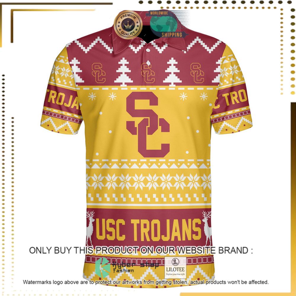 usc trojans personalized sweater polo 1 66761