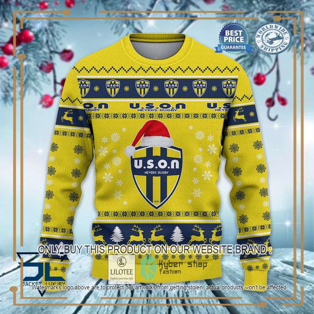 Alternative view of USON Nevers Ugly Christmas Sweater