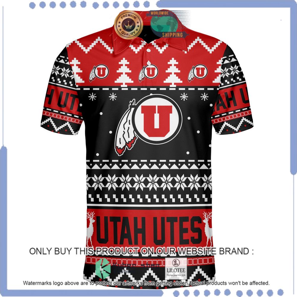 utah utes personalized sweater polo 1 7088