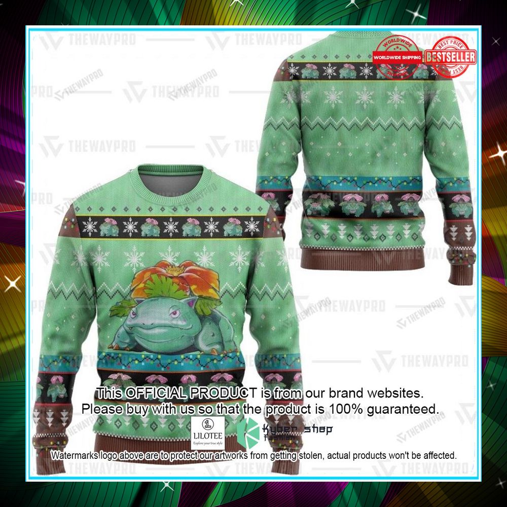 venusaur christmas sweater 2 77
