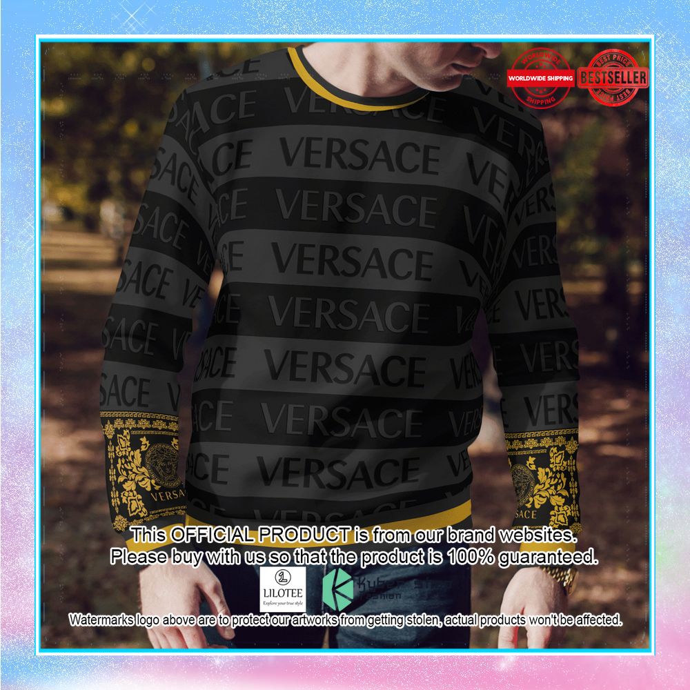 versace black sweater leggings 2 416