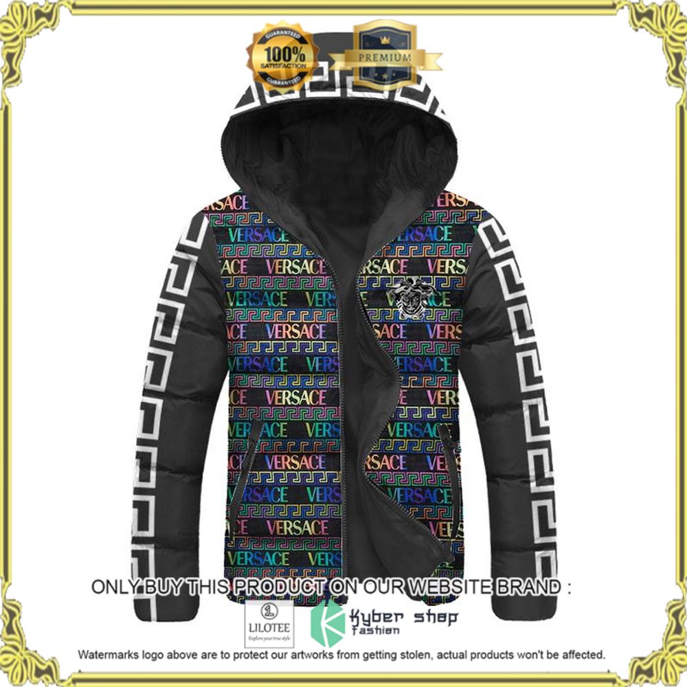versace multicolor puffer down jacket 1 22515