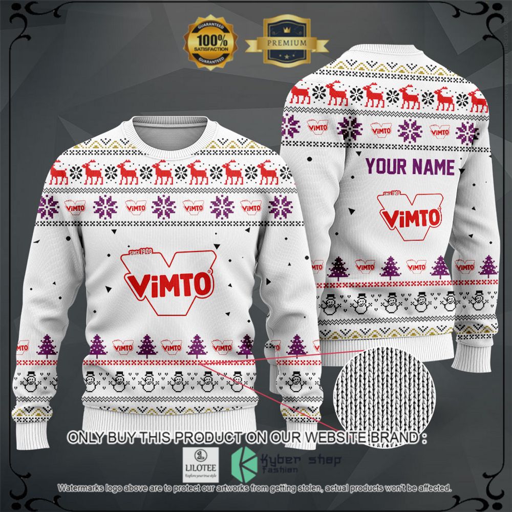 vimto your name white christmas sweater hoodie sweater 1 88513