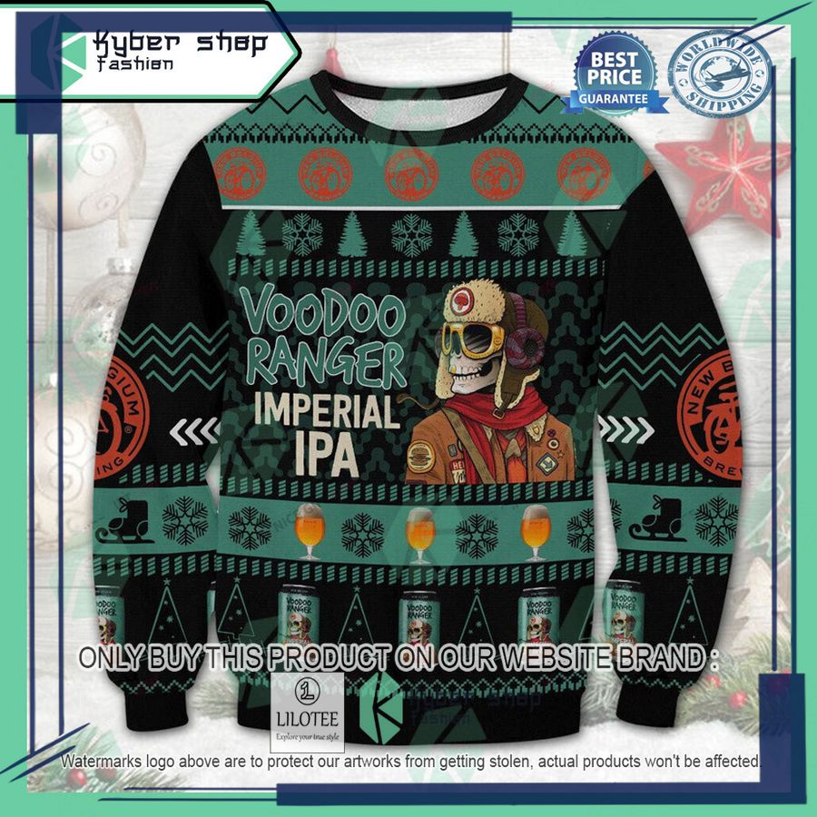 voodoo ranger imperial ipa ugly christmas sweater 1 67985