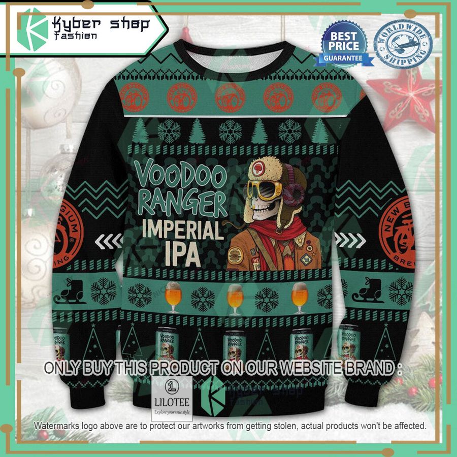 voodoo ranger imperial ipa ugly christmas sweater 1 7653