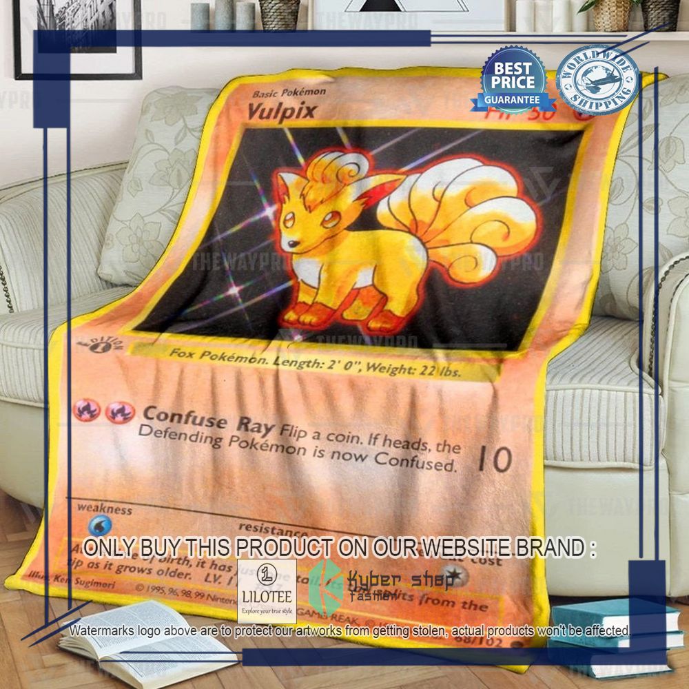 Vulpix Base Set Pokemon Blanket - LIMITED EDITION 7