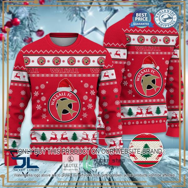 walsall fc red christmas sweater 1 458