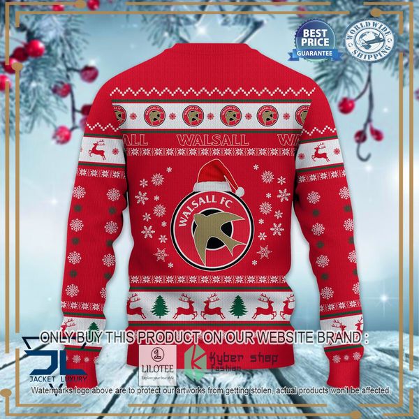 walsall fc red christmas sweater 3 50702