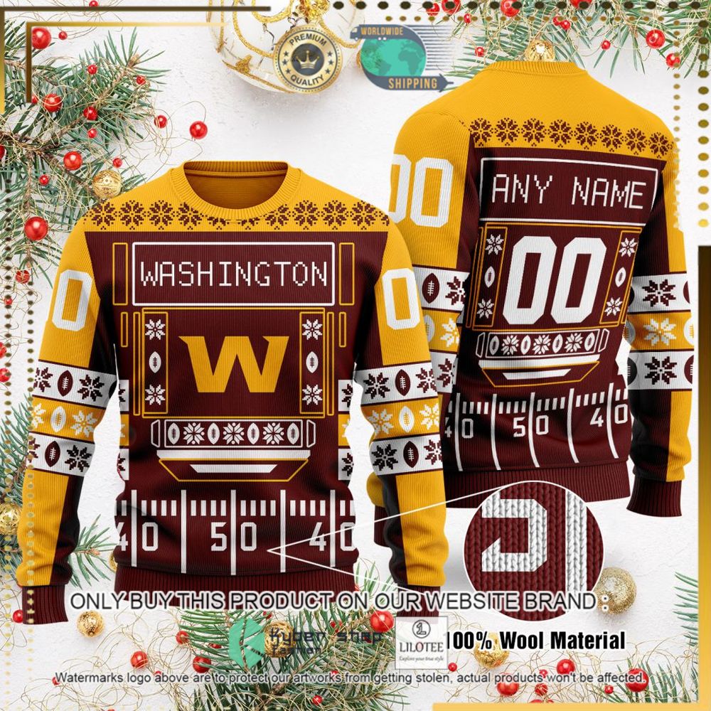 washington nfl personalized ugly sweater 1 65081