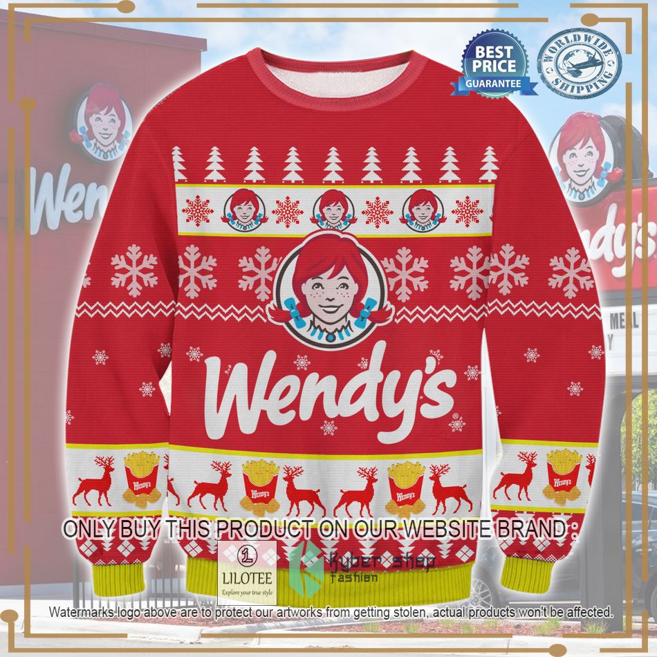 wendys ugly christmas sweater 1 74159