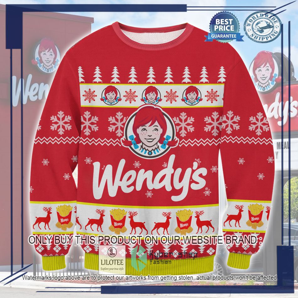 wendys ugly christmas sweater 1 97886