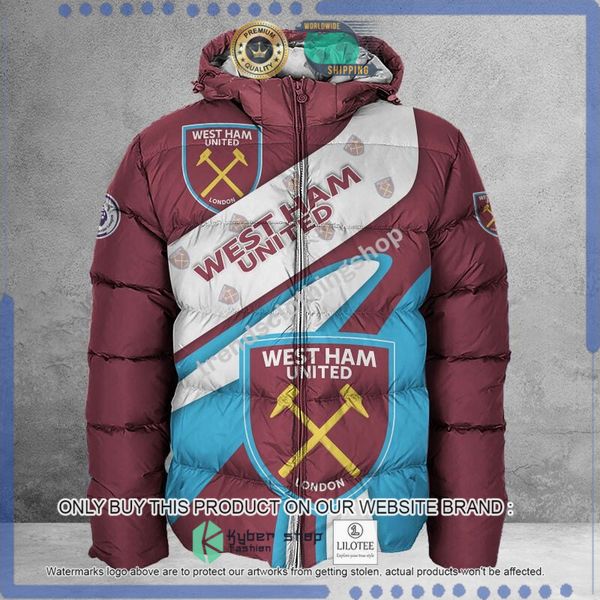 west ham united f c 3d down jacket 1 17043