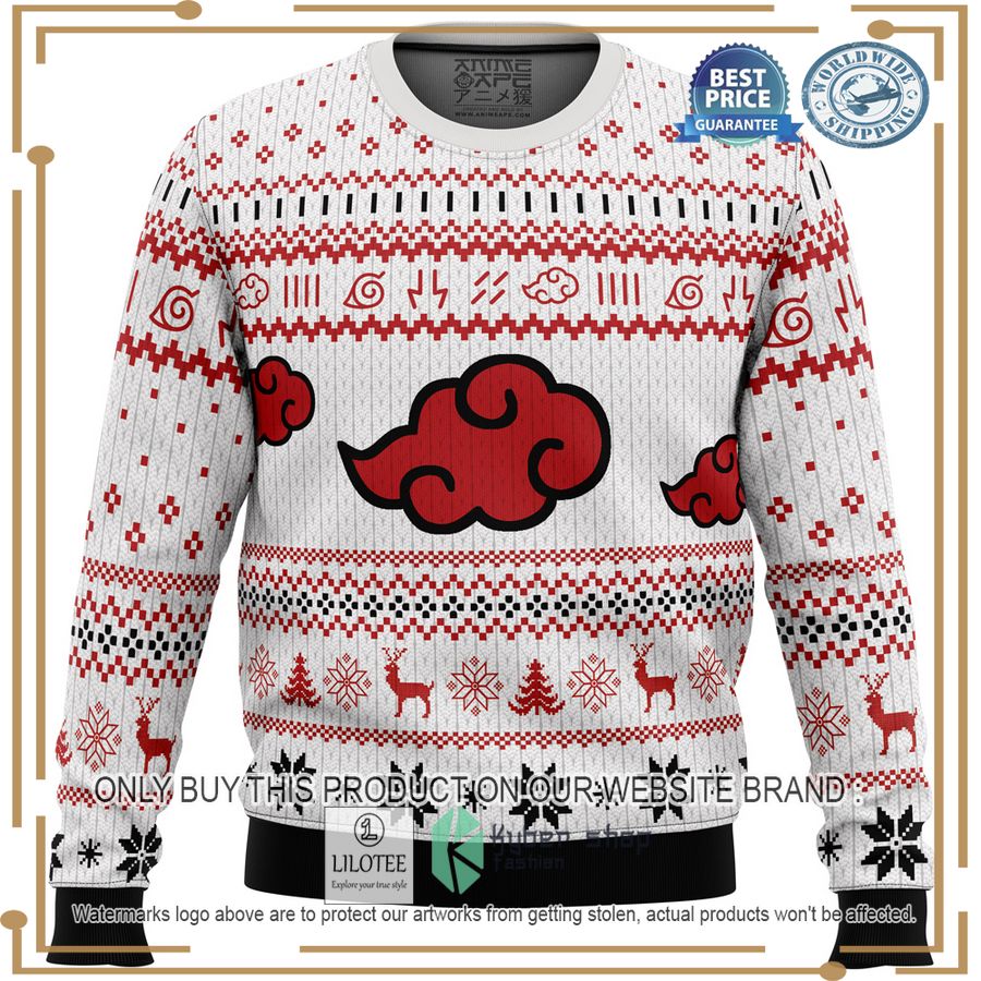 white christmas akatsuki christmas sweater 1 69301