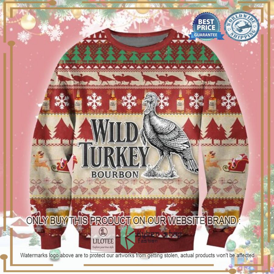 Wild Turkey Ugly Christmas Sweater - LIMITED EDITION 2