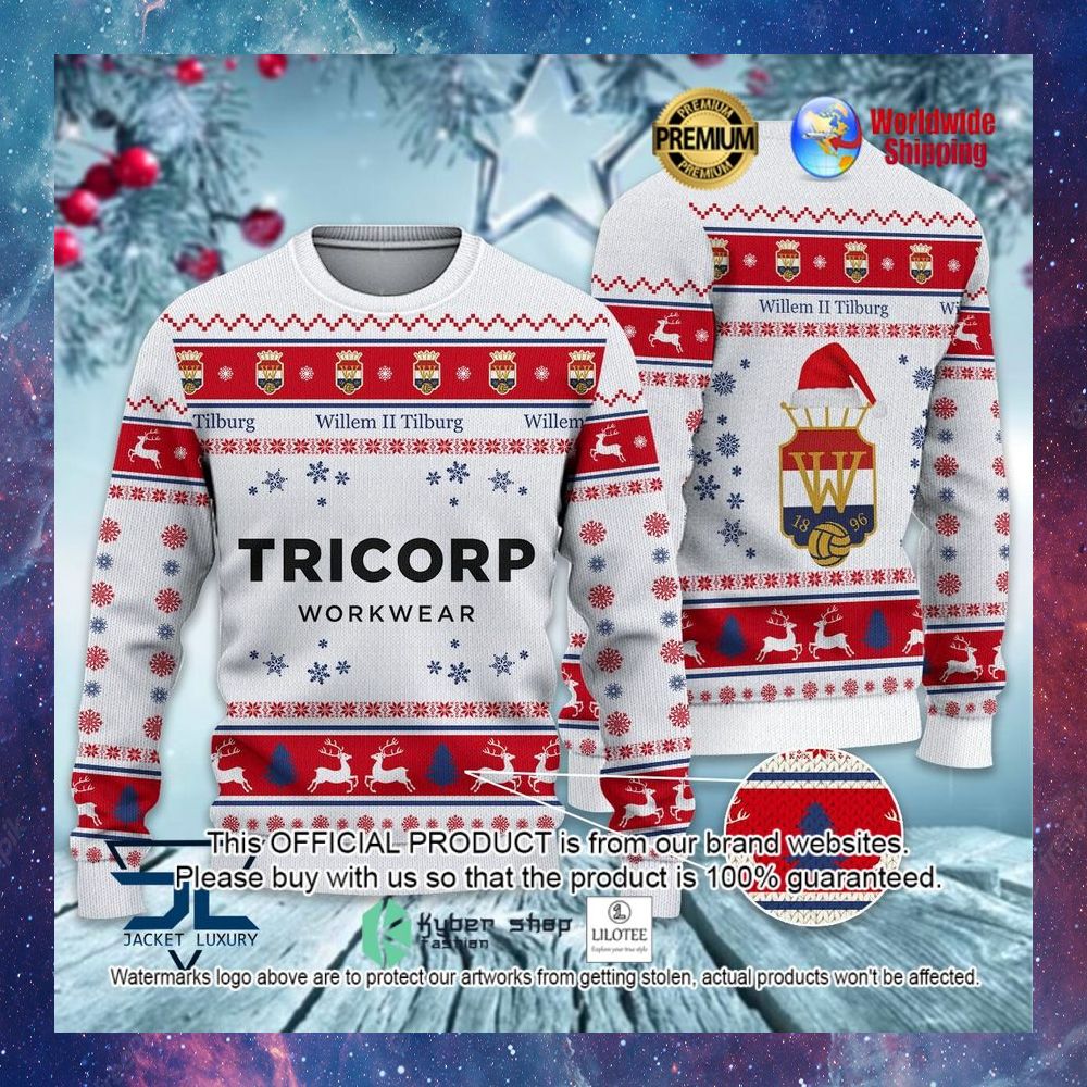 willem ii tilburg santa hat tricorp worwear sweater 1 69