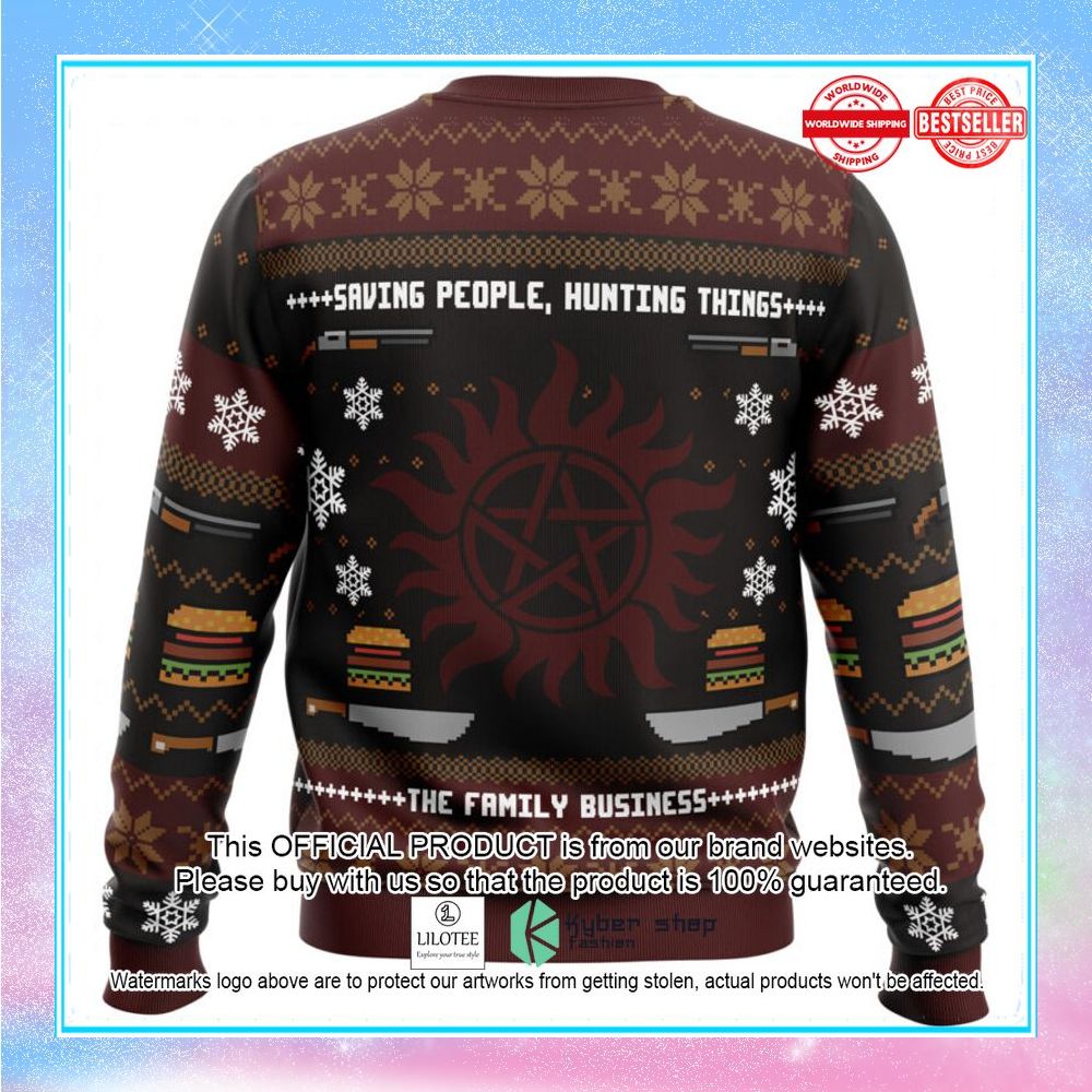 winchester christmas supernatural christmas sweater 2 349