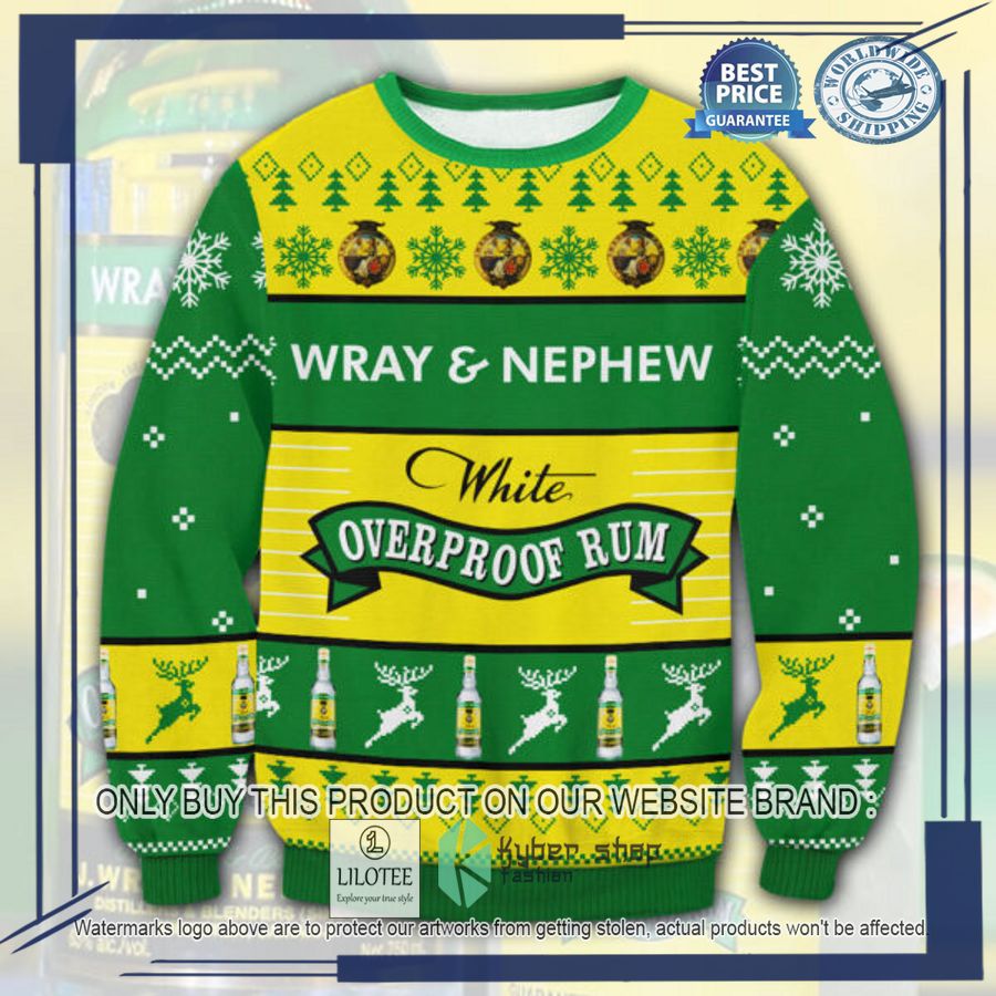 wray nephew overproof rum christmas sweater 1 45006