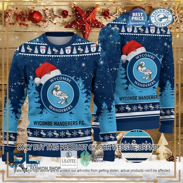 wycombe wanderers christmas sweater 1 37107